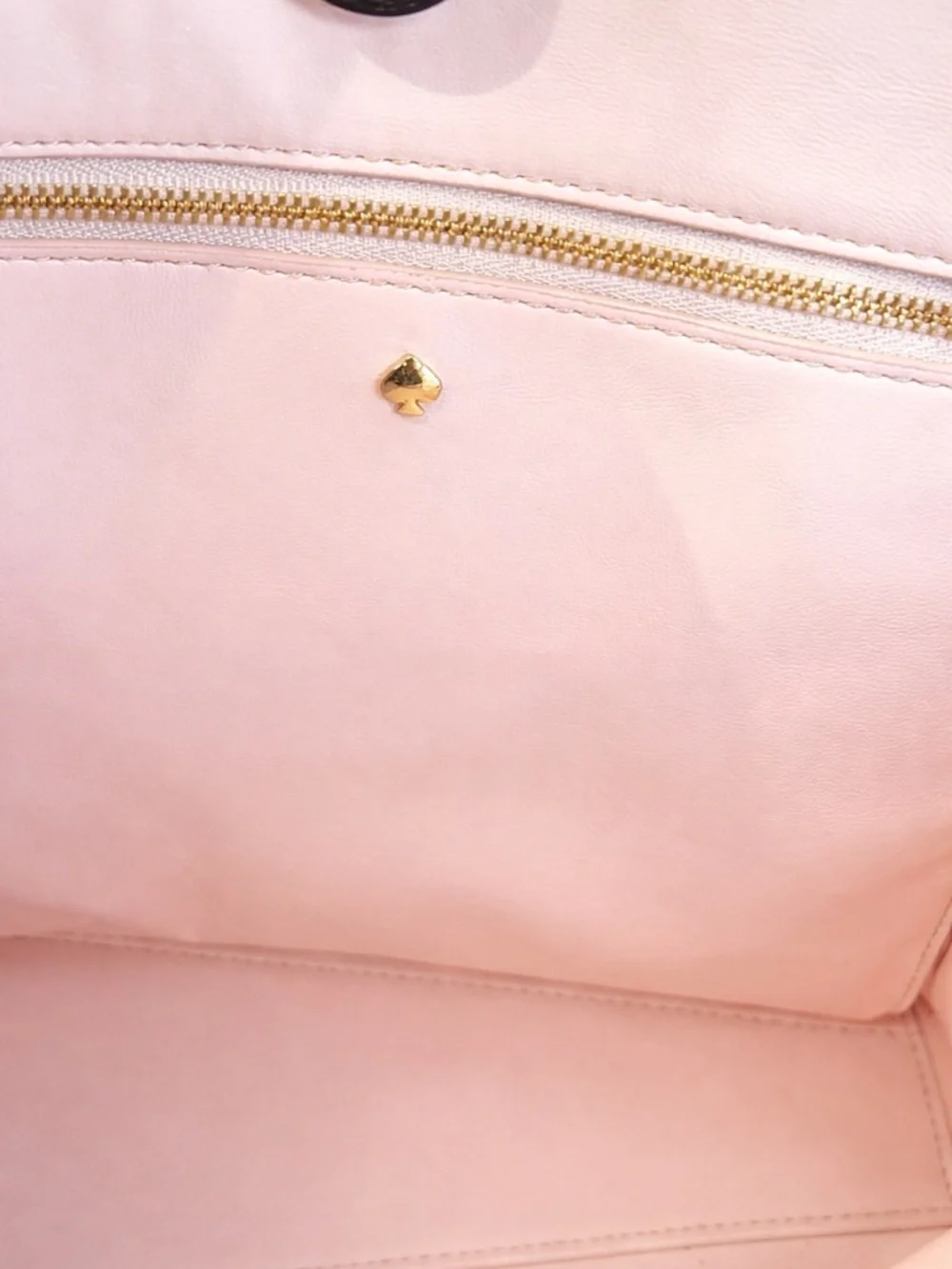 kate spade Hayes Street Nandy Black Leather Tote and Tassel Detail
